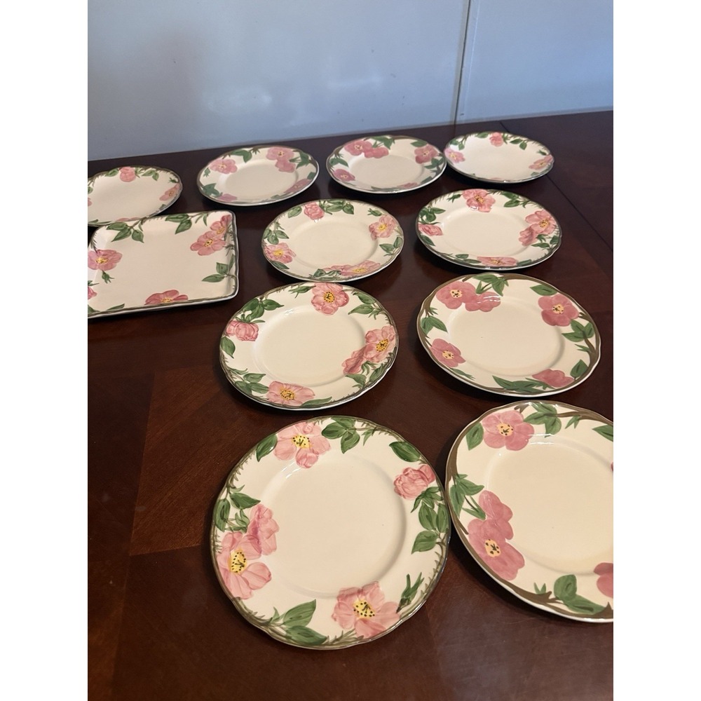 Vintage Franciscan Desert Rose Mixed Dinnerware Set of 11 Pieces